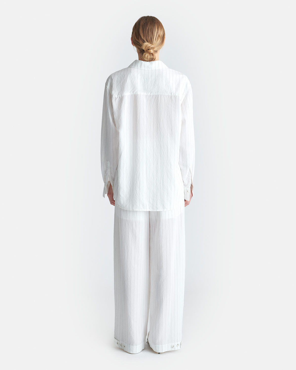 Fryda Striped shirt - White | Nanushka