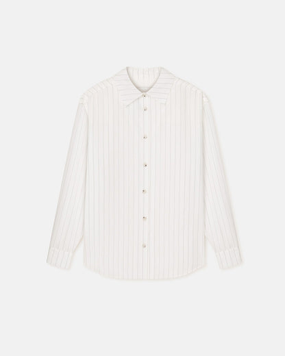 Fryda Striped shirt - White | Nanushka