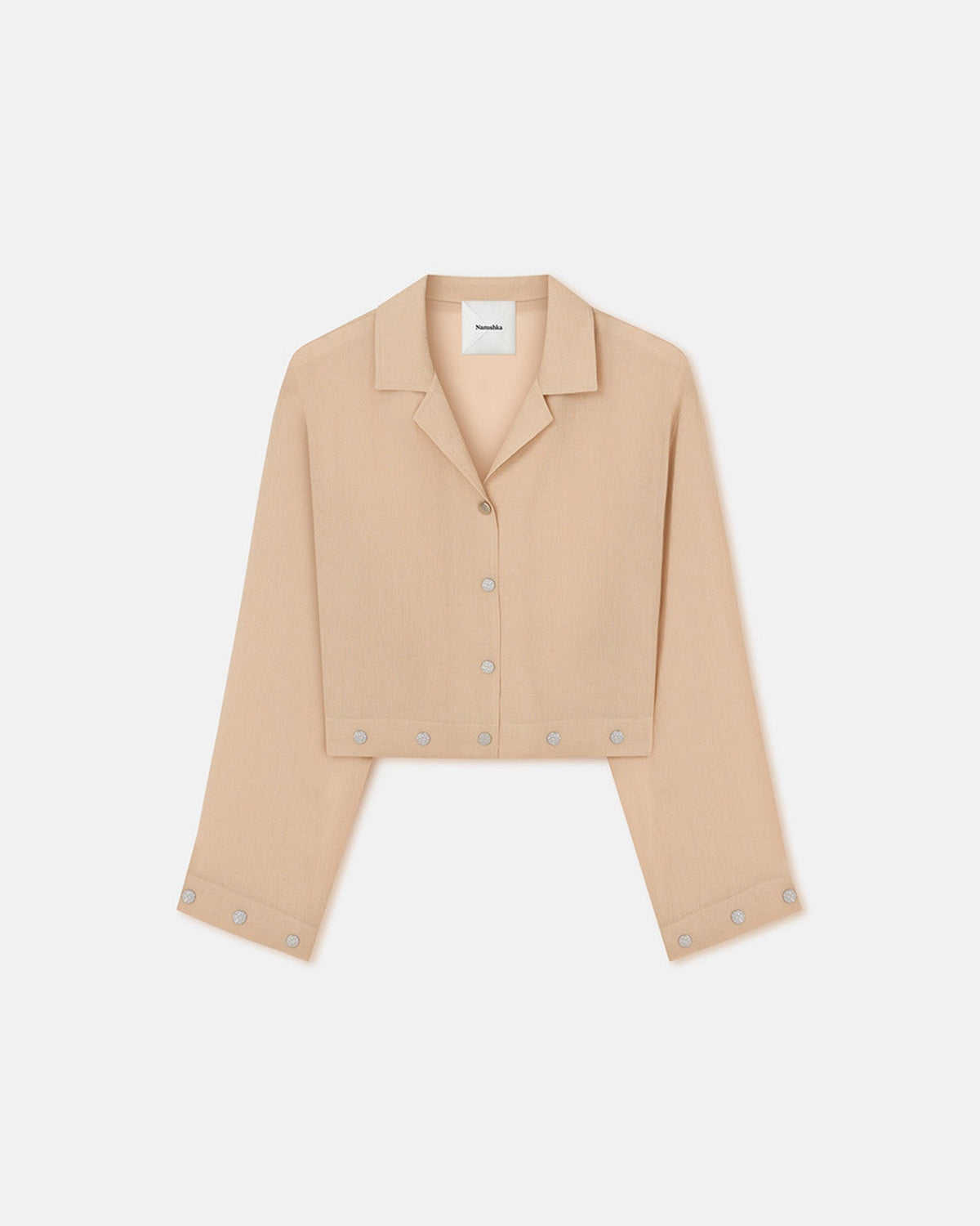 Vally Cropped shirt - Wax | Nanushka