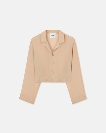 Vally Cropped shirt - Wax | Nanushka