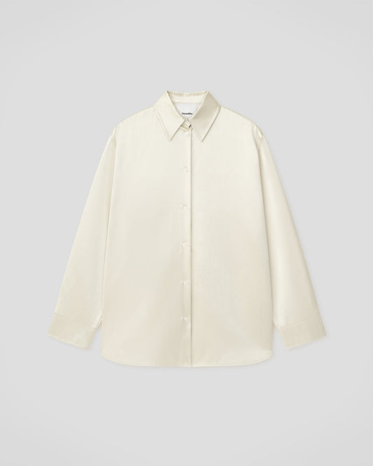 Tanis Shirt - Creme | Nanushka