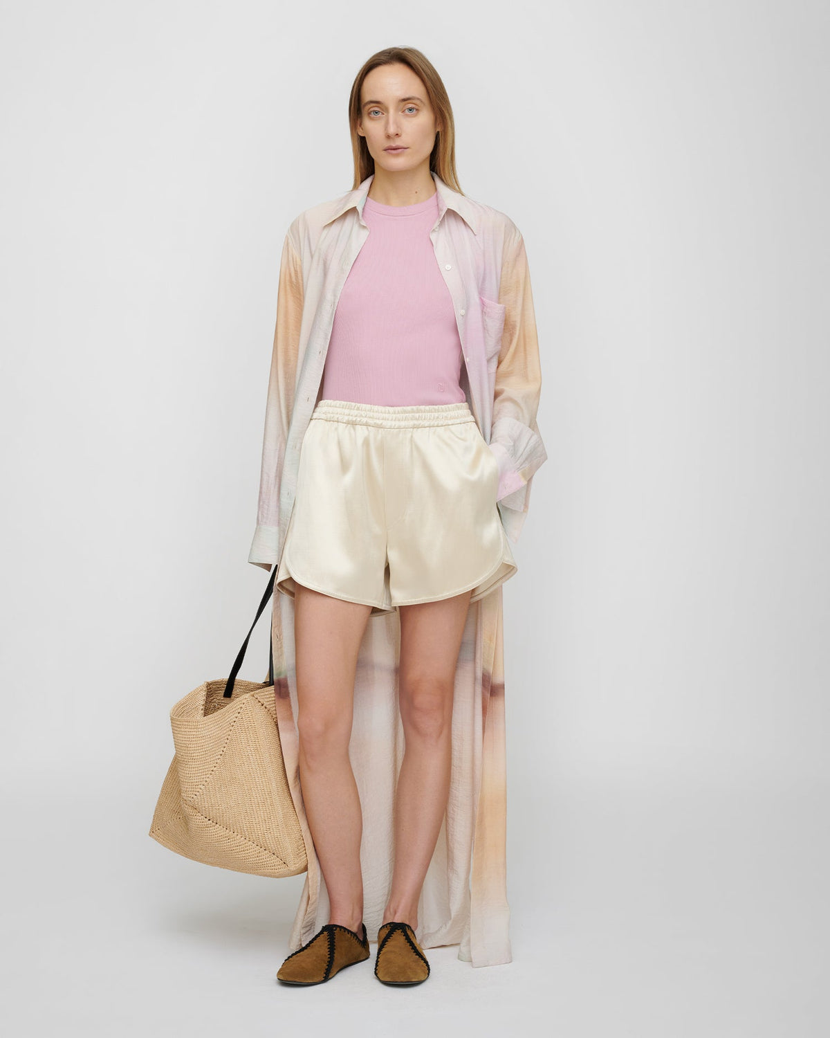 Hicla Shorts - Creme | Nanushka