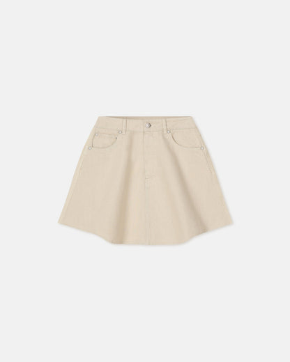 Neah Denim mini skirt - Beige | Nanushka