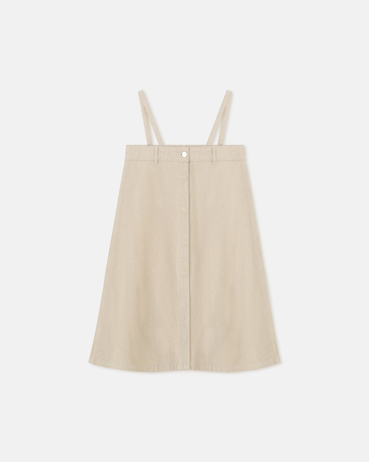 Lidwina Denim mini dress - Beige | Nanushka