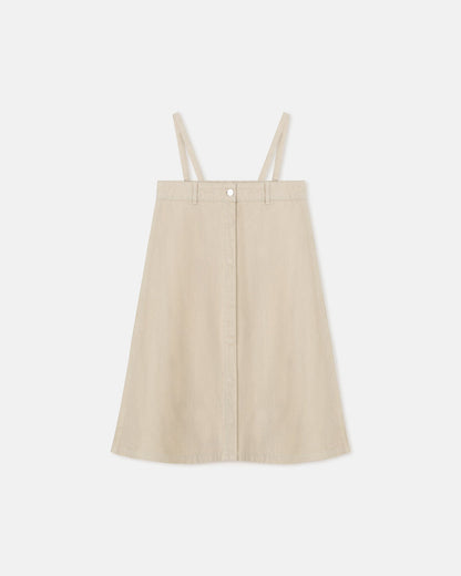 Lidwina Denim mini dress - Beige | Nanushka