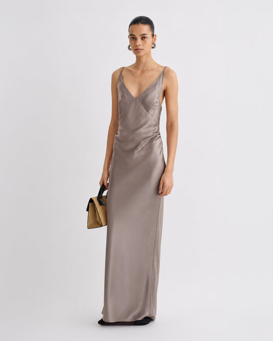 Coeus Maxi dress - Clay | Nanushka
