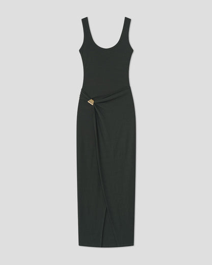 Nenet Dress - Midnight Green | Nanushka