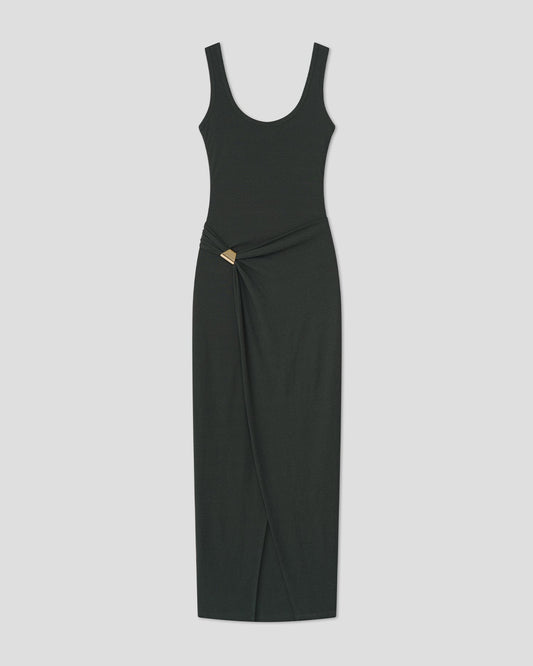 Nenet Dress - Midnight Green | Nanushka