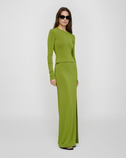 Shada Long sleeve dress - Green | Nanushka