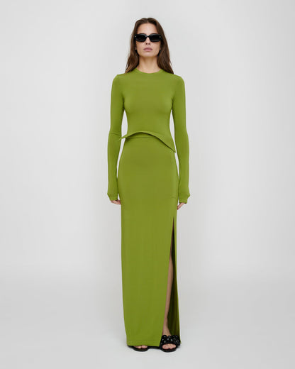 Shada Long sleeve dress - Green | Nanushka