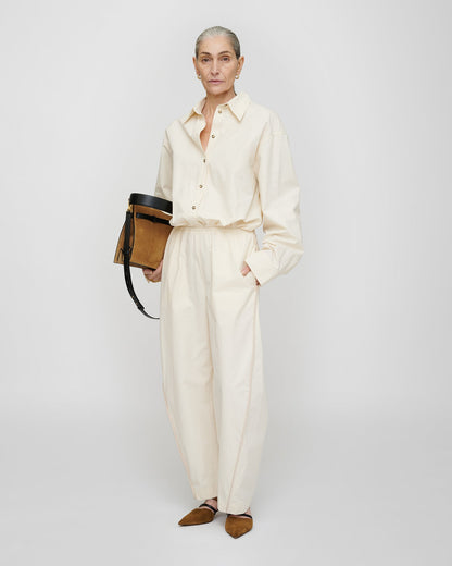 Bibione Jumpsuit - Creme | Nanushka