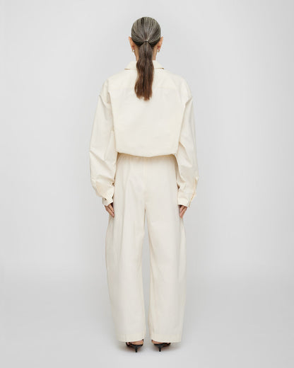 Bibione Jumpsuit - Creme | Nanushka
