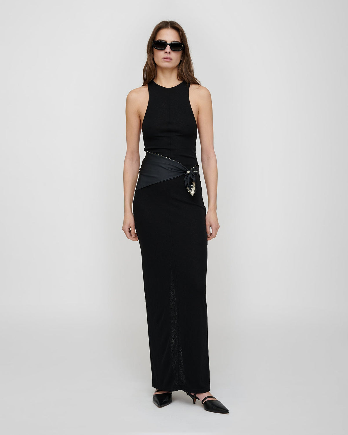 Tarla Maxi dress - Black | Nanushka