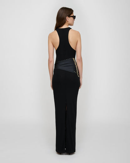 Tarla Maxi dress - Black | Nanushka