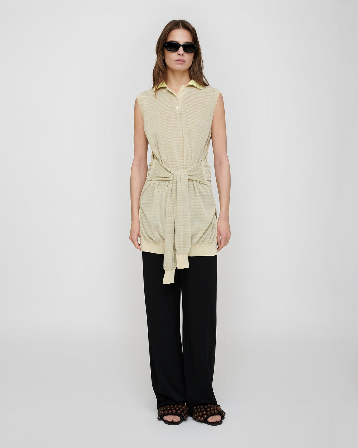 Nila Dress - Multicolor Stripe | Nanushka