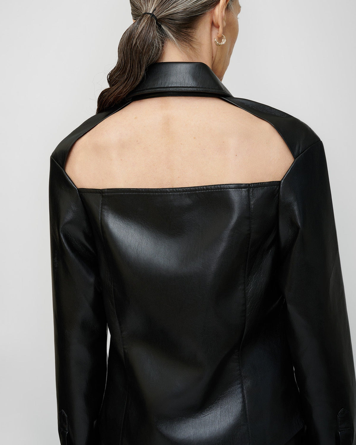 Izna Okobor ™ shirt jacket - Black | Nanushka