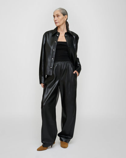 Izna Okobor ™ shirt jacket - Black | Nanushka