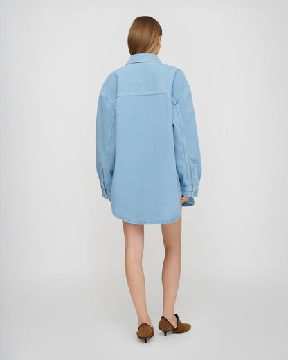 Aarna Denim shirt - Eco Light Wash | Nanushka