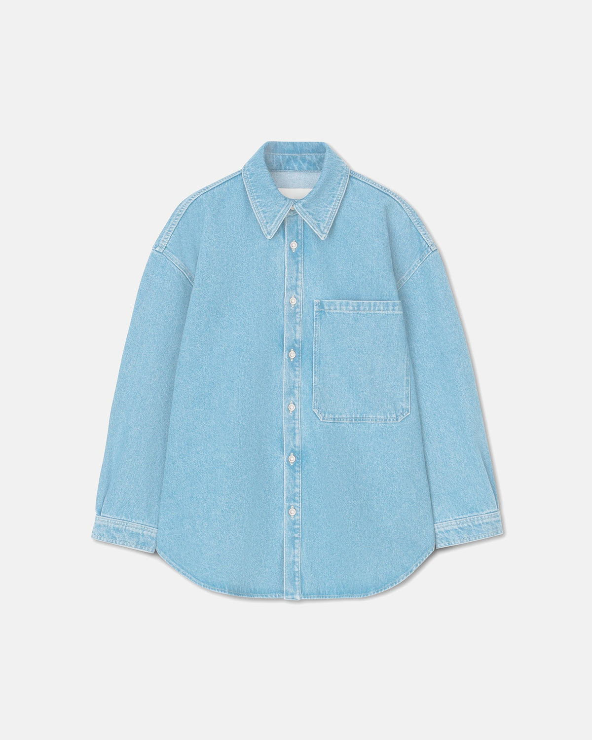 Aarna Denim shirt - Eco Light Wash | Nanushka