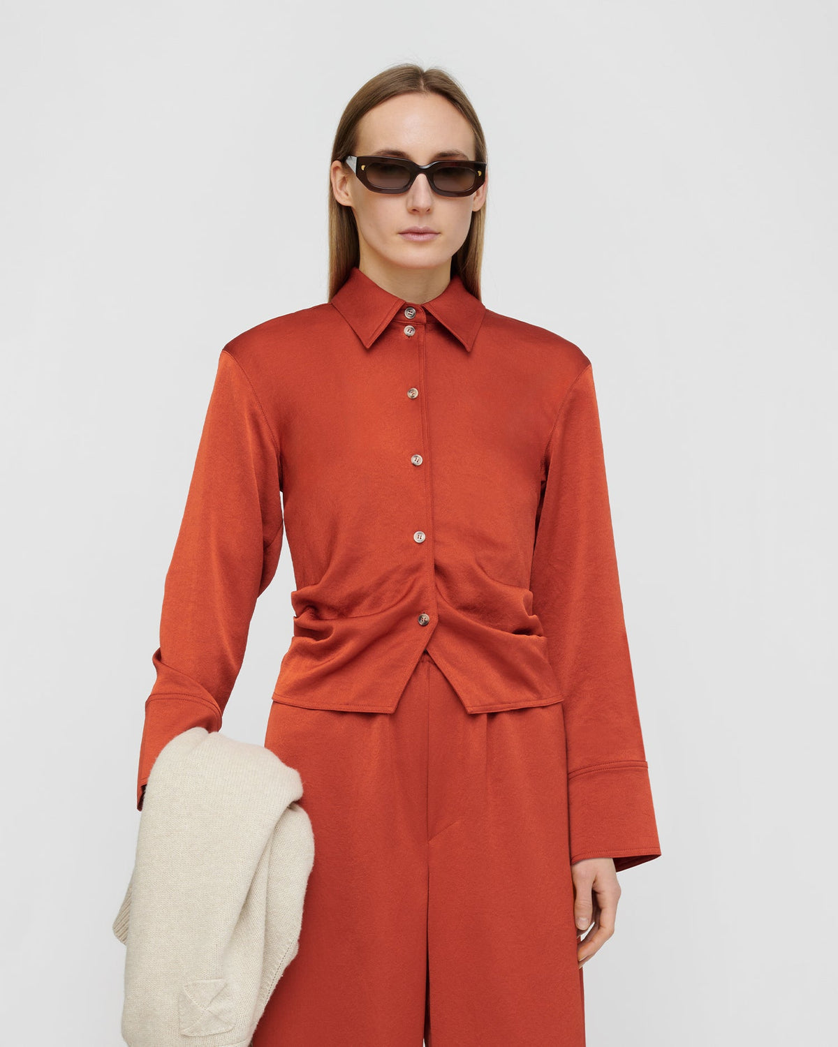 Estrid Shirt - Rouge | Nanushka