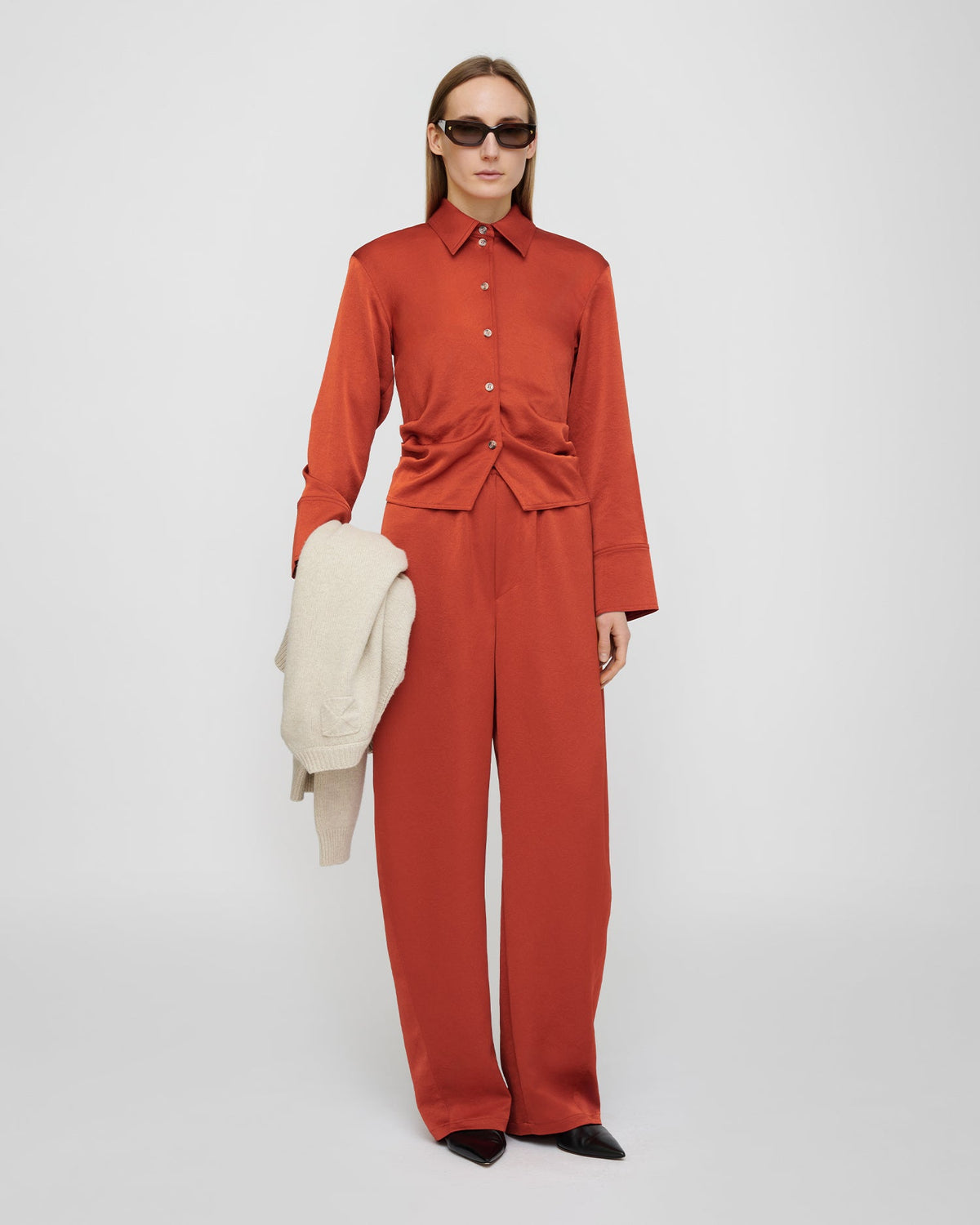 Estrid Shirt - Rouge | Nanushka