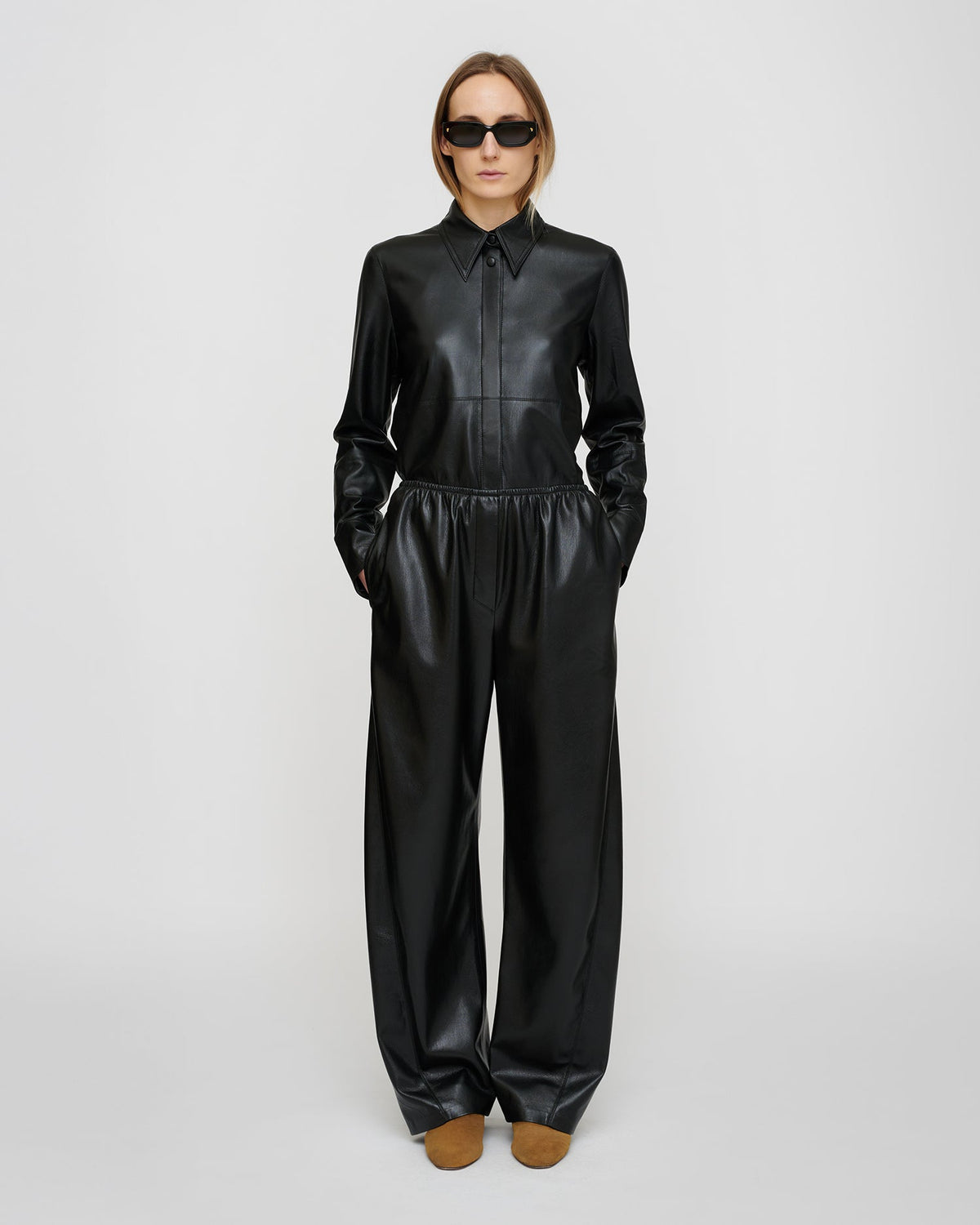 Naum Okobor™ shirt - Black | Nanushka