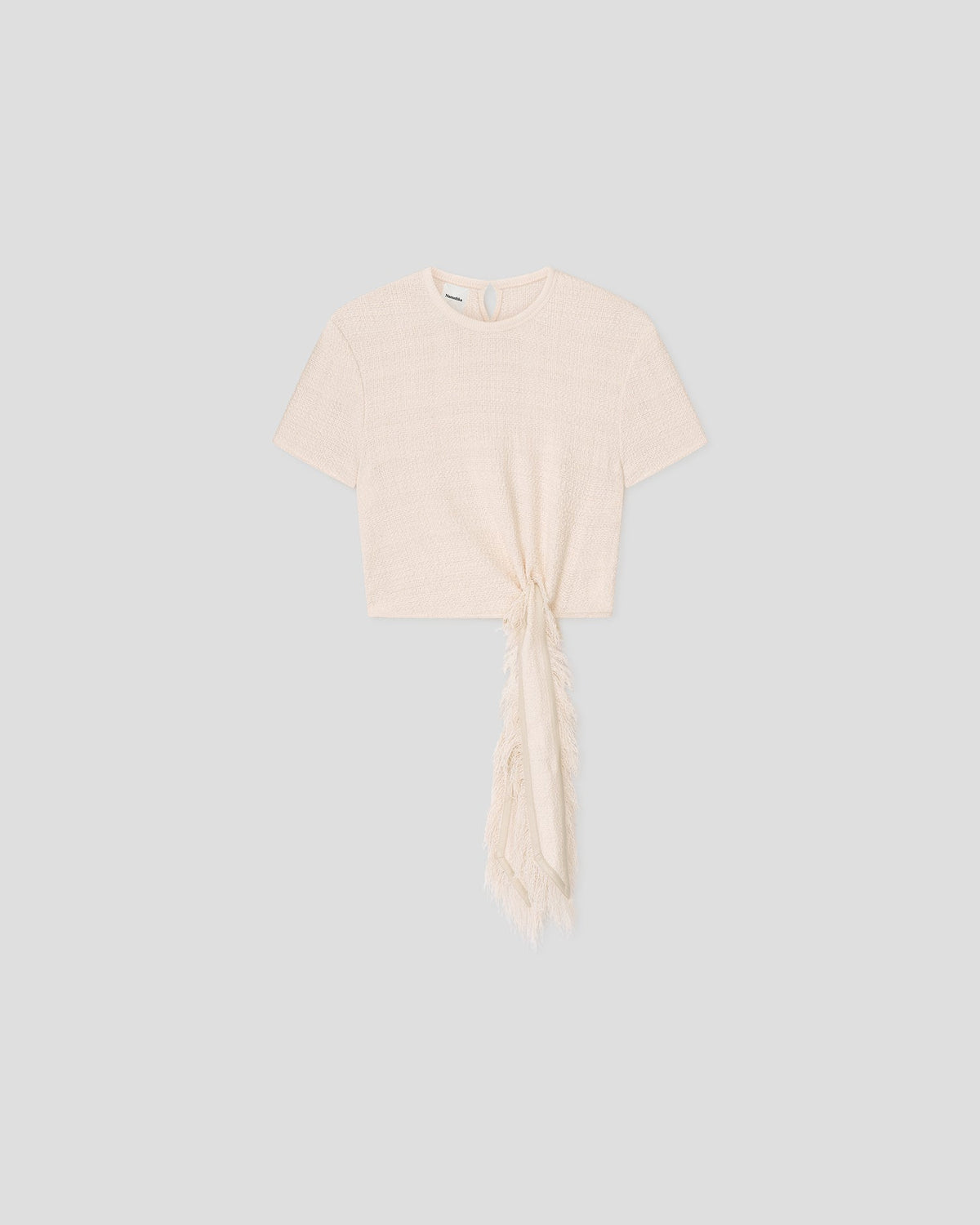 Mariel Baby tee - Ivory | Nanushka