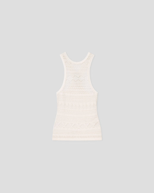 Raisie Lace top - Off White | Nanushka