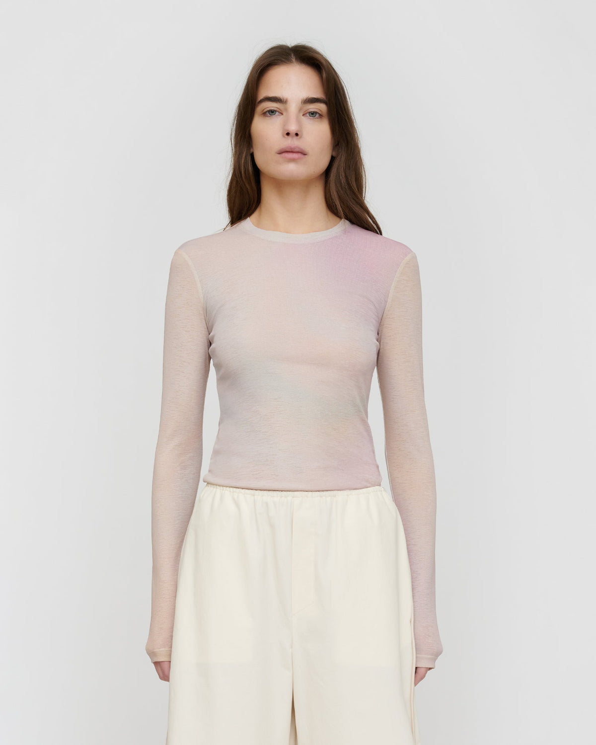 Lymee Long sleeve top - Sunrise Haze | Nanushka