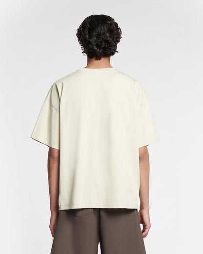 Wren Embroidered T-shirt - Shell | Nanushka