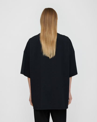 Wren Origami Crochet T-shirt - Black | Nanushka