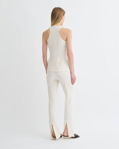 Arne Crepe Top - Creme | Nanushka