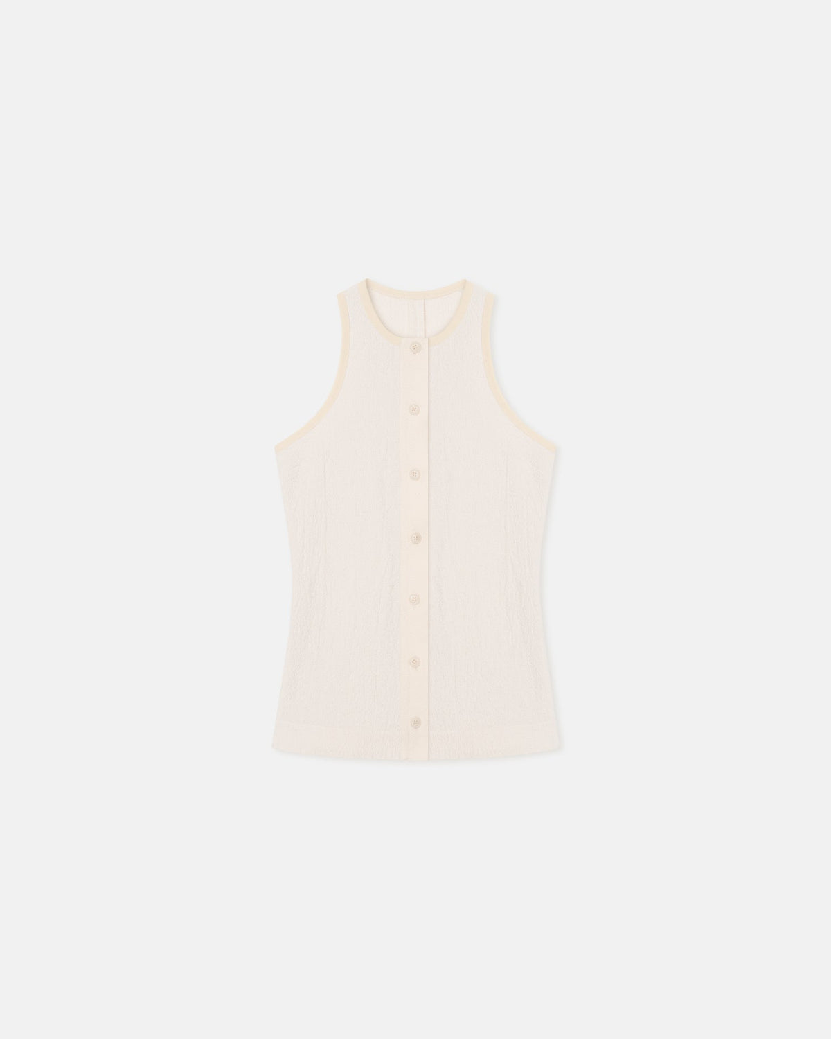 Arne Crepe Top - Creme | Nanushka