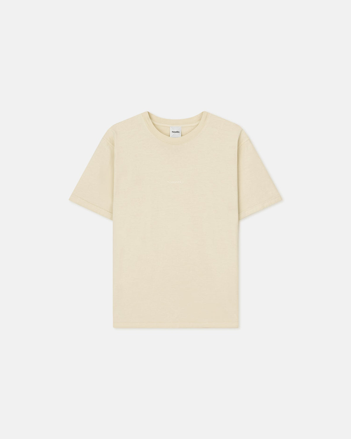 Reece Embroidered T-shirt - Shell | Nanushka