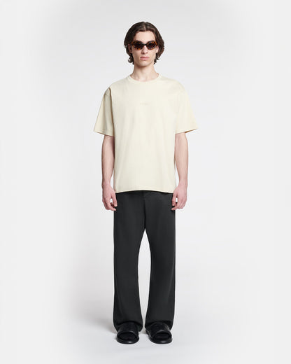 Reece Embroidered T-shirt - Shell | Nanushka