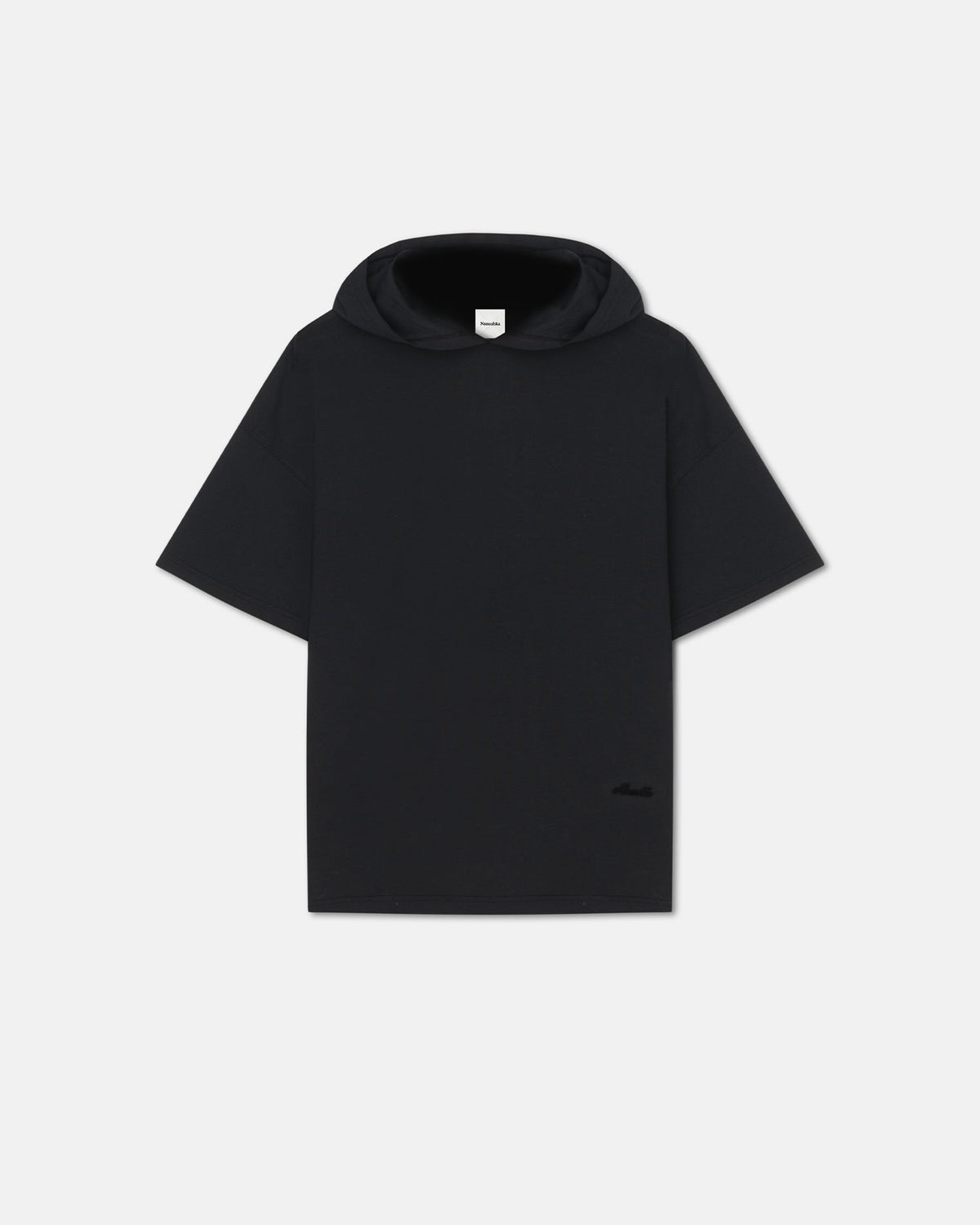Kacper Hooded t-shirt - Black | Nanushka