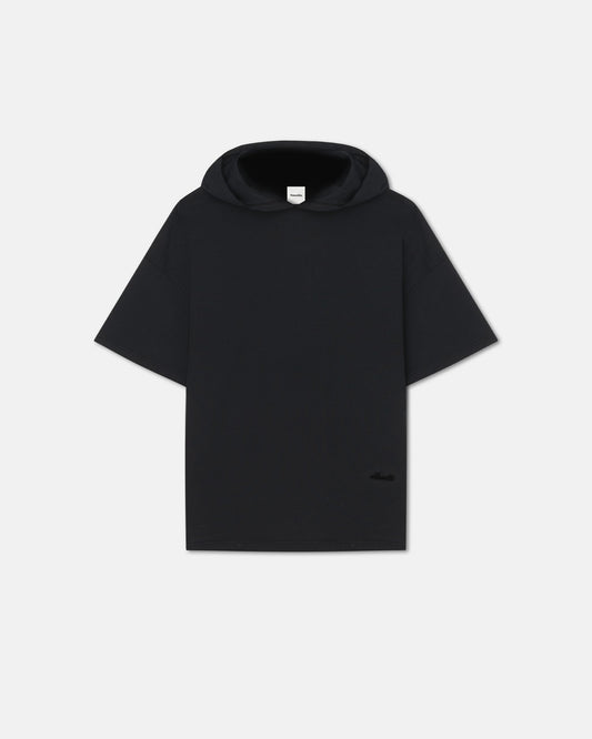 Kacper Hooded t-shirt - Black | Nanushka