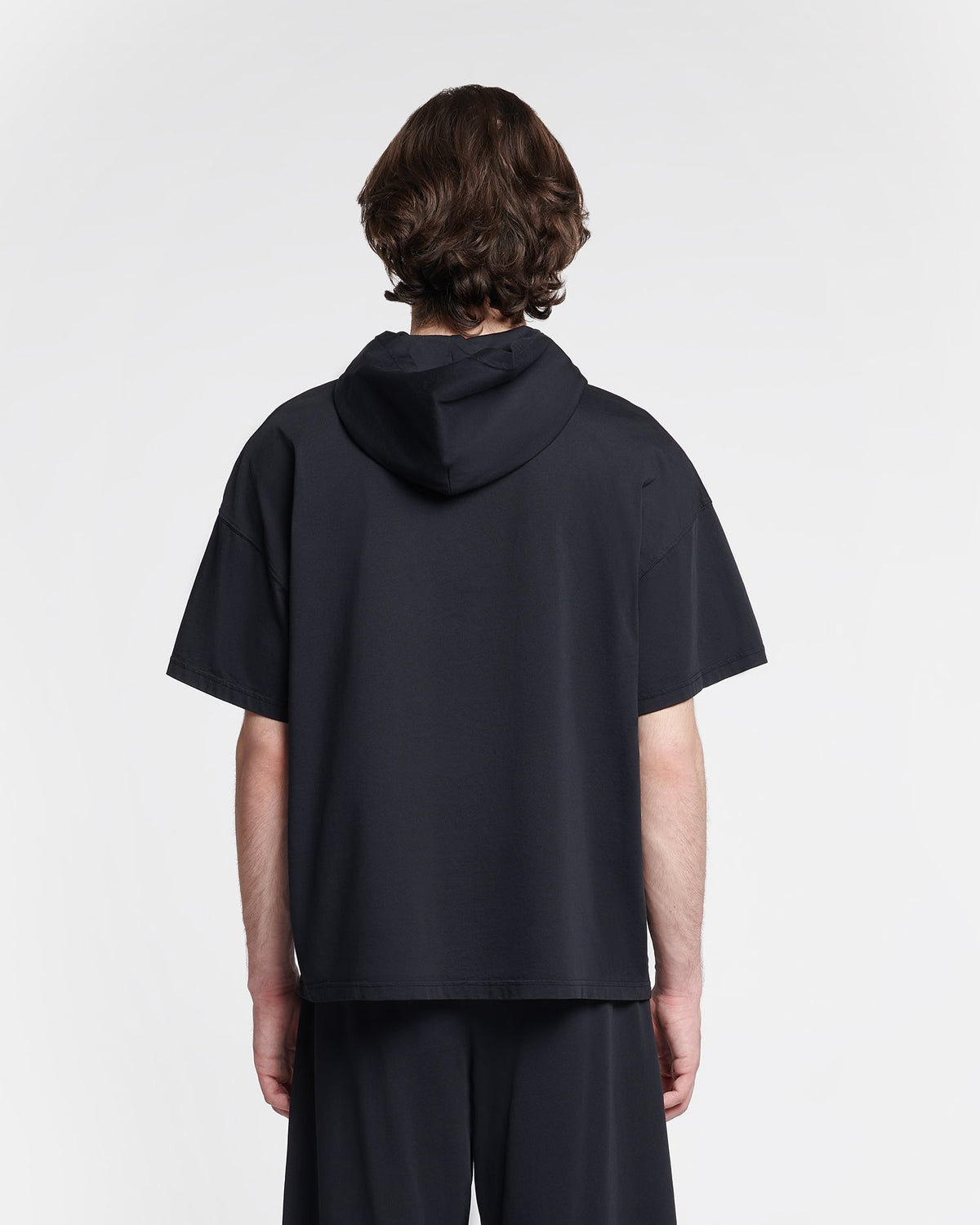 Kacper Hooded t-shirt - Black | Nanushka
