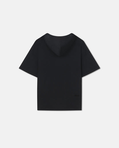 Kacper Hooded t-shirt - Black | Nanushka