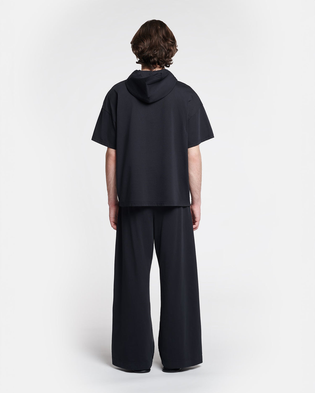 Kacper Hooded t-shirt - Black | Nanushka