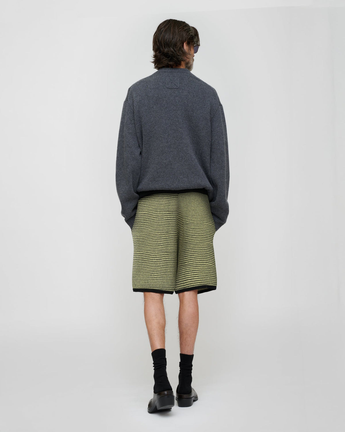 Renea Wool blend sweater - Storm Grey | Nanushka