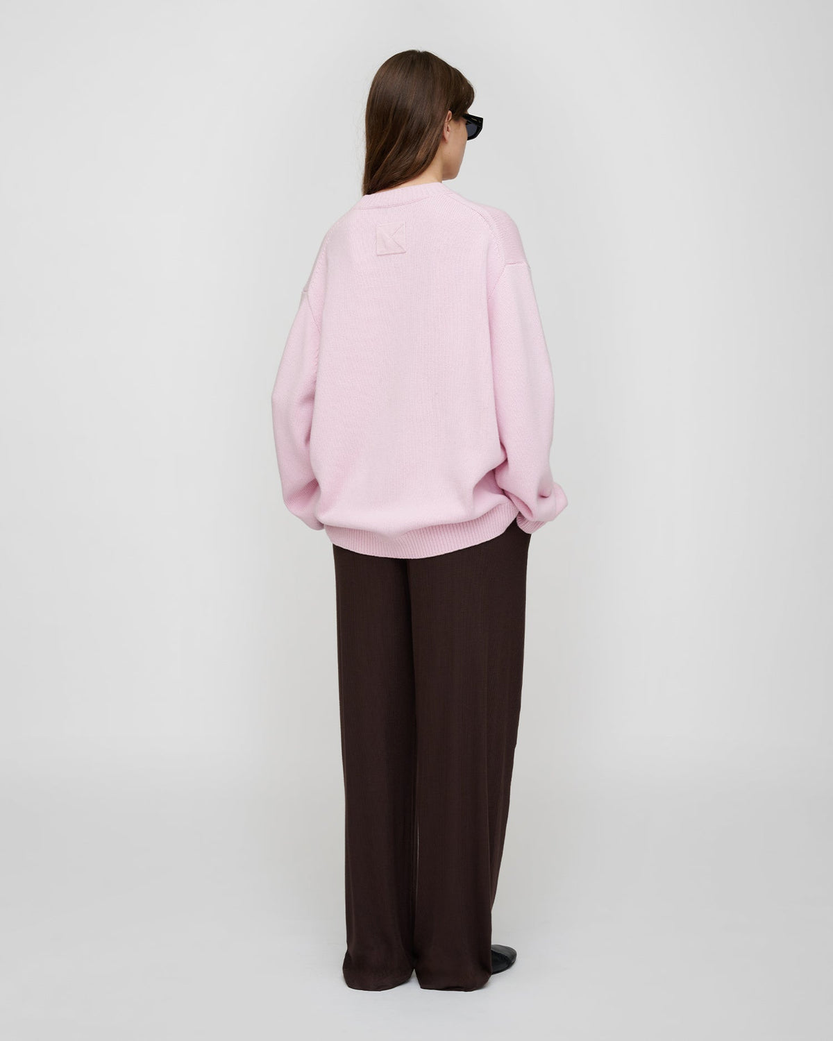 Renea Wool blend sweater - Pink | Nanushka
