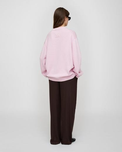 Renea Wool blend sweater - Pink | Nanushka