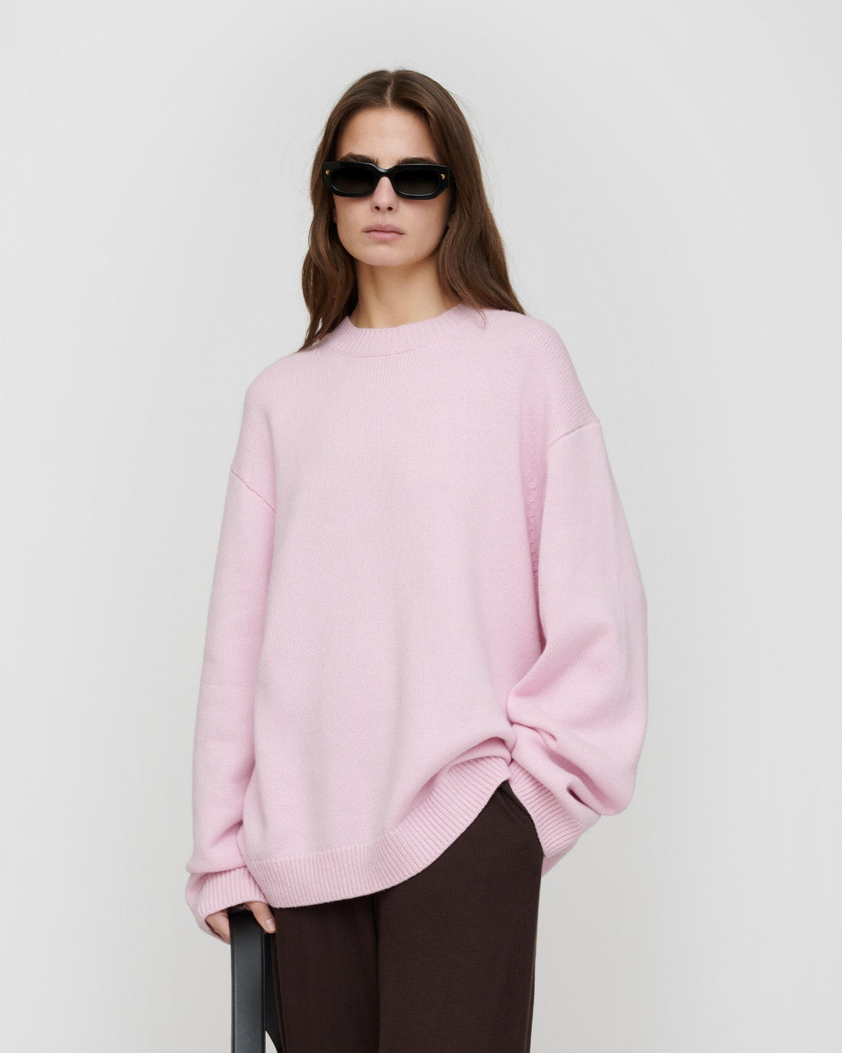 Renea Wool blend sweater - Pink | Nanushka