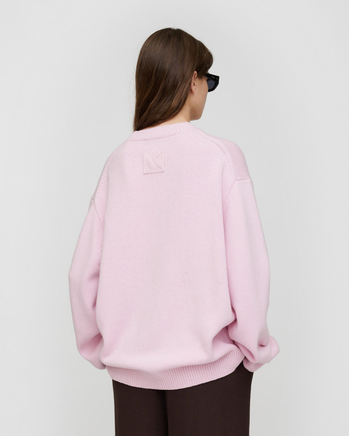 Renea Wool blend sweater - Pink | Nanushka