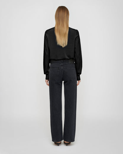 Nadra Fine merino sweater - Black | Nanushka