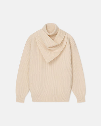 Blaer Merino sweater - Creme | Nanushka
