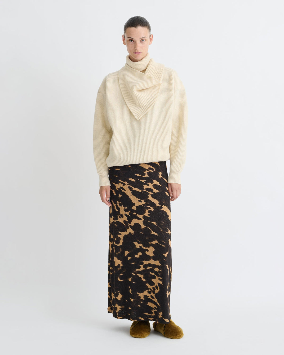 Blaer Merino sweater - Creme | Nanushka