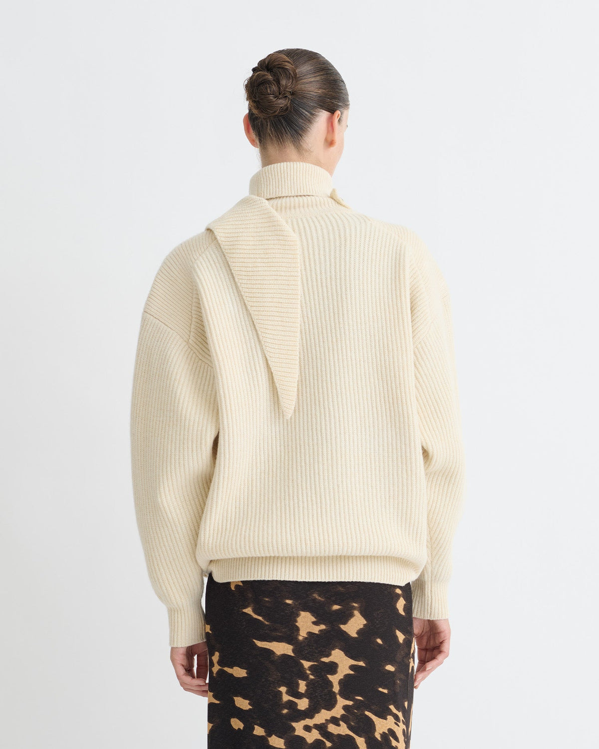 Blaer Merino sweater - Creme | Nanushka