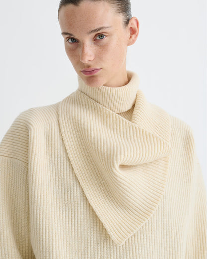 Blaer Merino sweater - Creme | Nanushka
